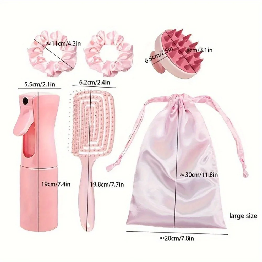 Детская Расческа Для Волос С Распылителем Круглая Домашние Парикмахерские