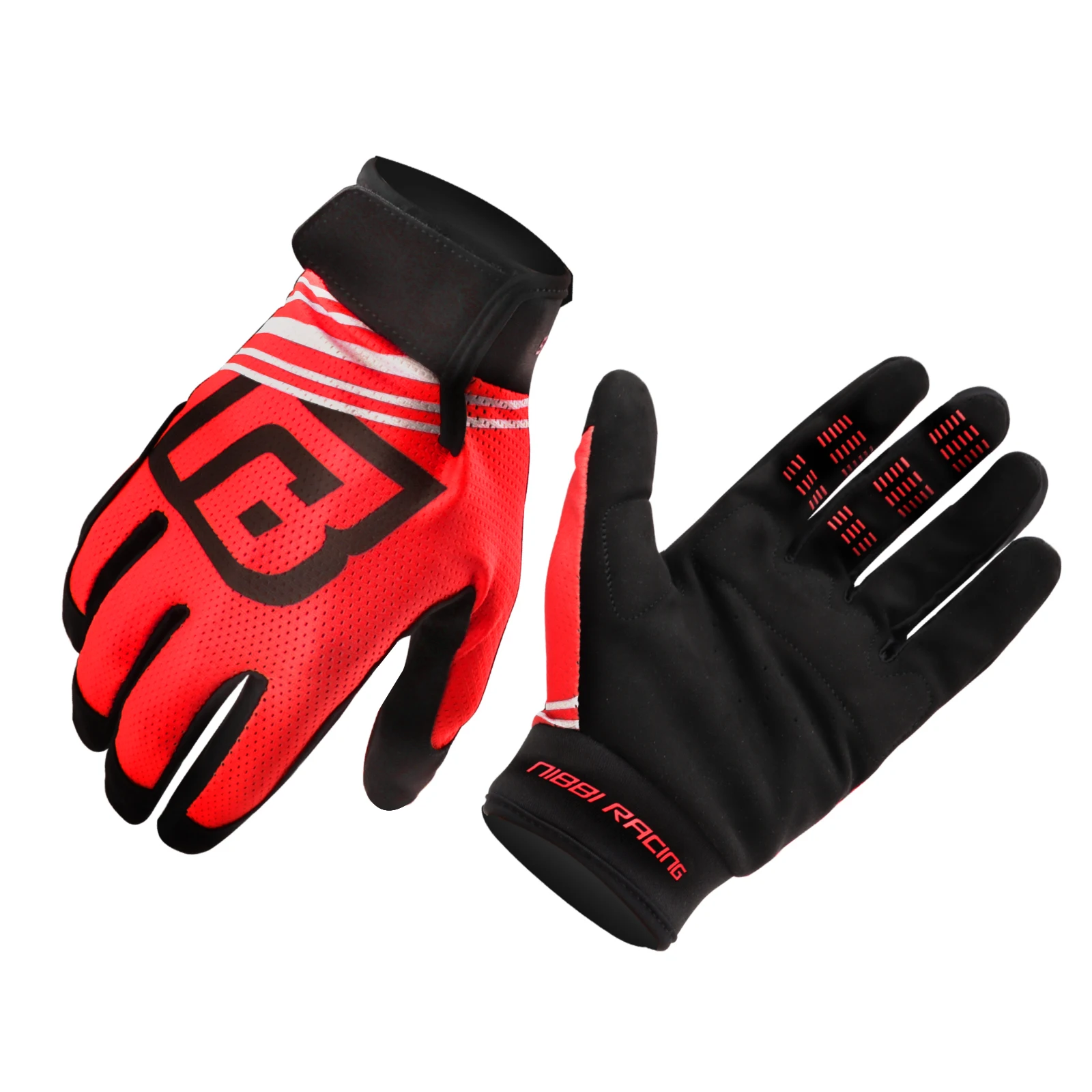 

Дышащие перчатки для гонок на мотоциклах NIBBI, легкие противоскользящие перчатки для мотокросса и внедорожных эндуро-выступлений