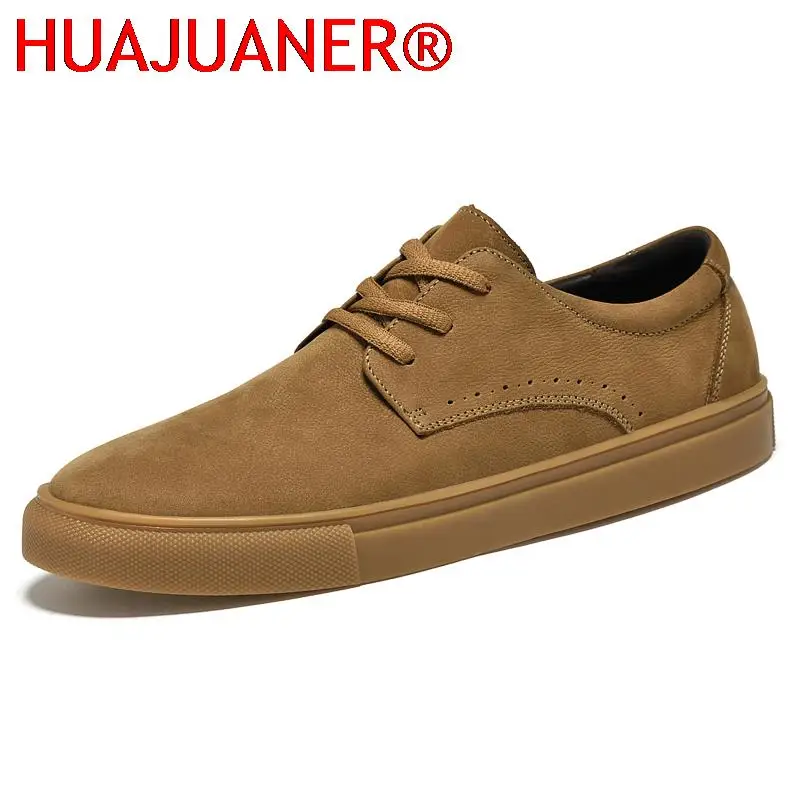 

New Mens Casual Shoes Trend Man Flats Breathable Moccasins Fashion Classic Outdoor Men's Shoes Genuine Leather Sneakers for Men