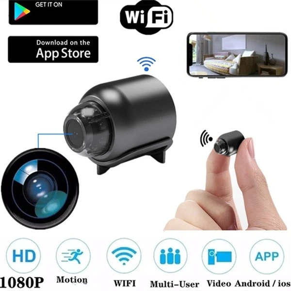 

Mini Camera Wireless WiFi 1080P Baby Monitor Indoor Security Camera Surveillance Cameras Night Vision Detect IP Cam Wide Angle
