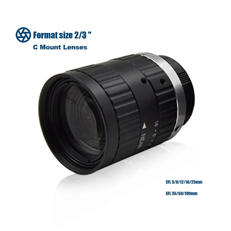 

Vision Datum VT-LEM5014CBMP8 High Definition 8 Megapixels 50mm C Mount Fixed Focus Industrial CCTV Lens