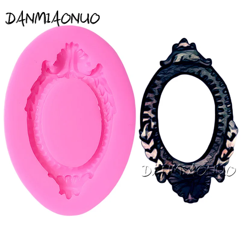 

DANMIAONUO A0217033 Photo Frame Shape Silicona Molde Silicone Molds For Cake Dessert Stand Confeitaria Bolo Ferramentas