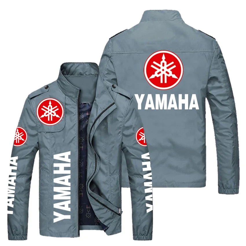 Мужская мотоциклетная куртка YAMAHA уличная спортивная байкерская на молнии