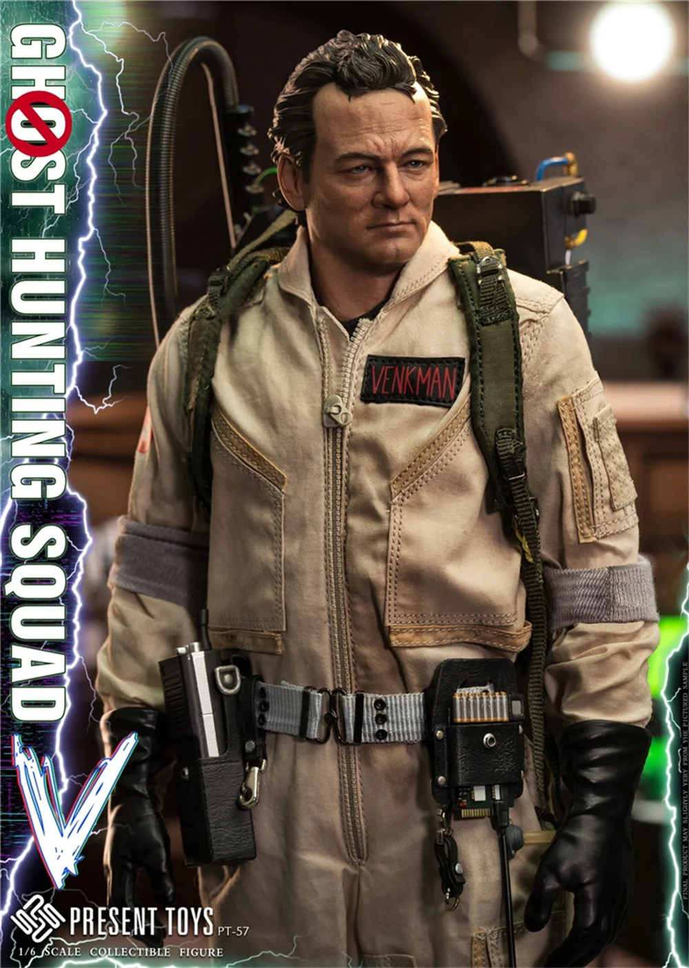 Фото PRESENT TOYS PT-sp57 PT-sp58 масштаб 1/6, сборная охоты призраков Zeddemore Venkman, полный набор для 12-дюймовой экшн-фигурки, модель игрушки №3