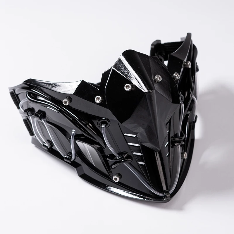 Оригинальный дизайн маска на половину лица ниндзя механическая кибер-защитная