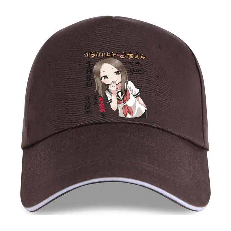 

new cap hat Men karakai jouzu no takagi san Unisex women Baseball Cap top male brand teeshirt men summer cotton