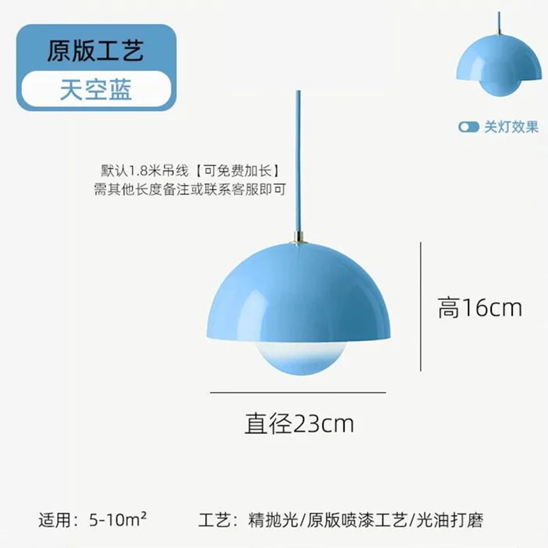 

Многоцветная подвесная люстра ZODOLAMP 23 см