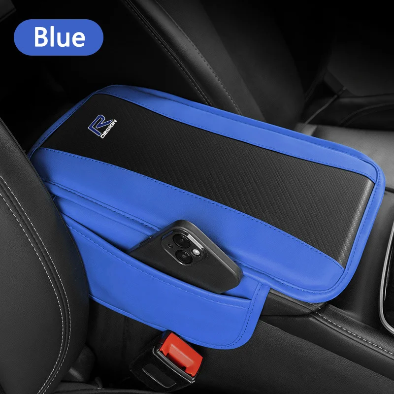 Автомобильный подлокотник подушка из искусственной кожи ящик для хранения