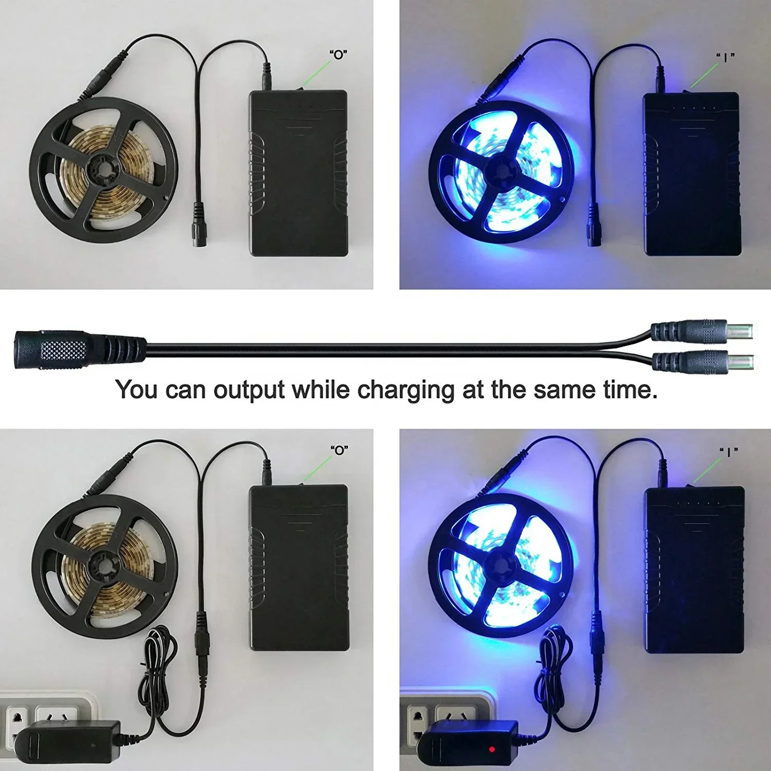 TalentCell с питанием от перезаряжаемой батареи 12 В/5 В (19200 мАч) USB-выход постоянного