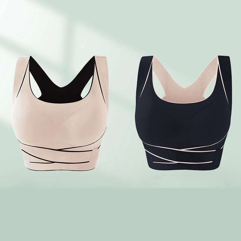 

Women Sports Bra large size Bralette Wireless Push Up Bras