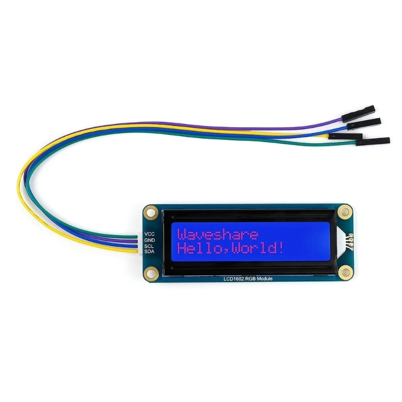 

LCD1602 RGB Module with Adjustable Backlit, I2C SupportsRaspberryPiPico DropShipping