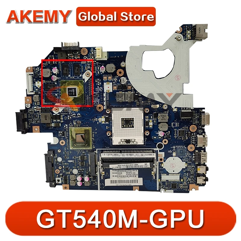 

Akemy Laptop motherboard For ACER Aspire 5750 5750G GT540M Mainboard P5WE0 LA-6901P MBRAZ02004 HM65 N12P-G2-A1