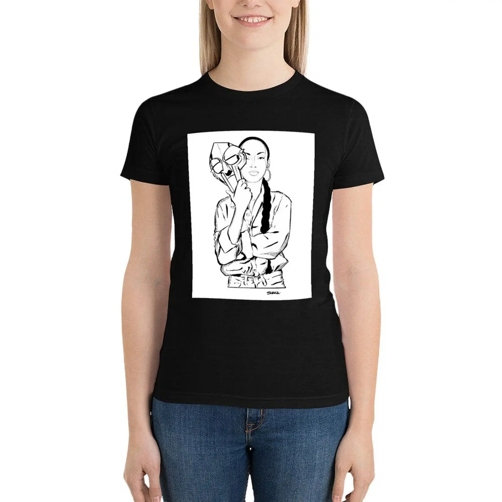 Футболка для оператора Судного дня 2 (b/w) эстетическая одежда кавайная забавная