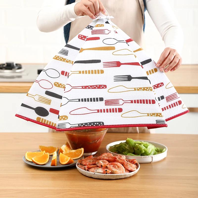 heat preservation for kitchen gadgets folding funnel vegetable cover kitchen tools accessories winter thermomix accesories table free global shipping