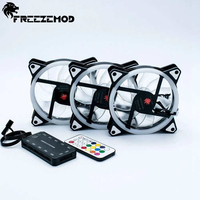 

Freezemod 120 мм RGB чехол вентилятор 12 см 5 в вентиляторы охлаждения шасси гидравлический подшипник