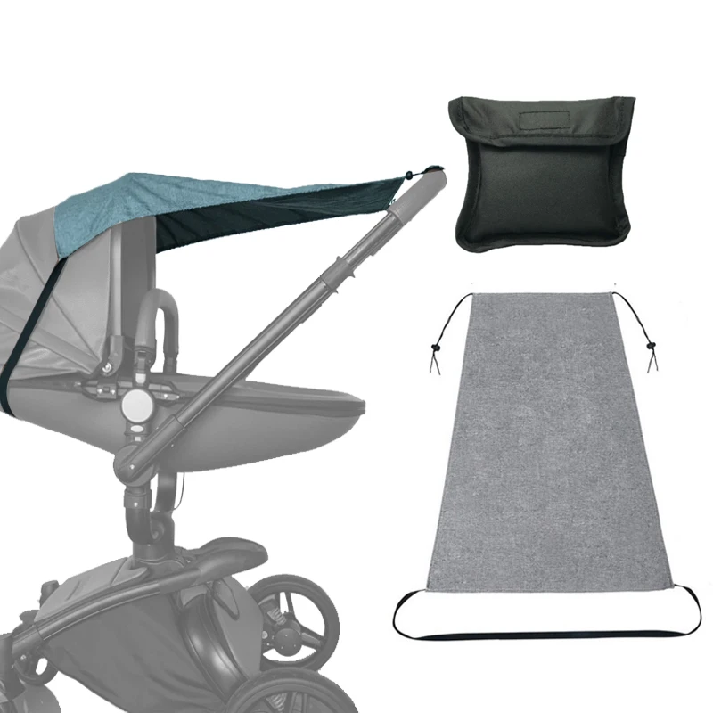 Universal Baby Stroller Accessories Windproof Waterproof UV Protection Sunshade Cover for Kids Baby Prams Car Outdoor Activities