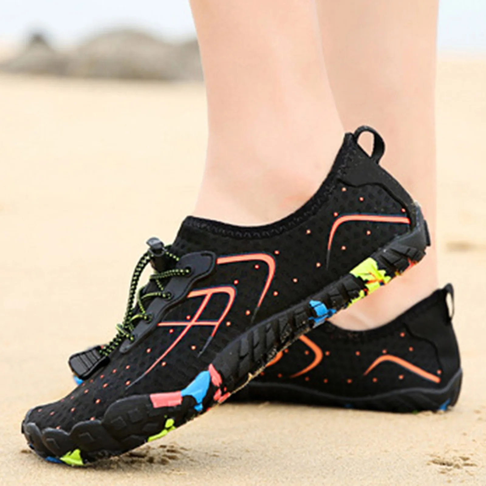 

Пляжная обувь для водных видов спорта, летняя пляжная обувь для серфинга, морского берега, реки, воды, Мужская индивидуальная модная обувь унисекс с пятью пальцами для плавания