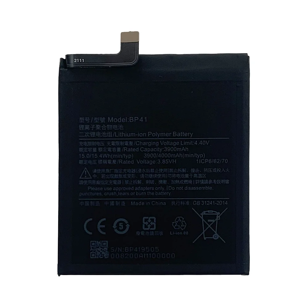 100 new replacement battery suitable for xiaomi mi 9t redmi k20 bp41 phone battery bp41 4000mah built in panel battery free global shipping