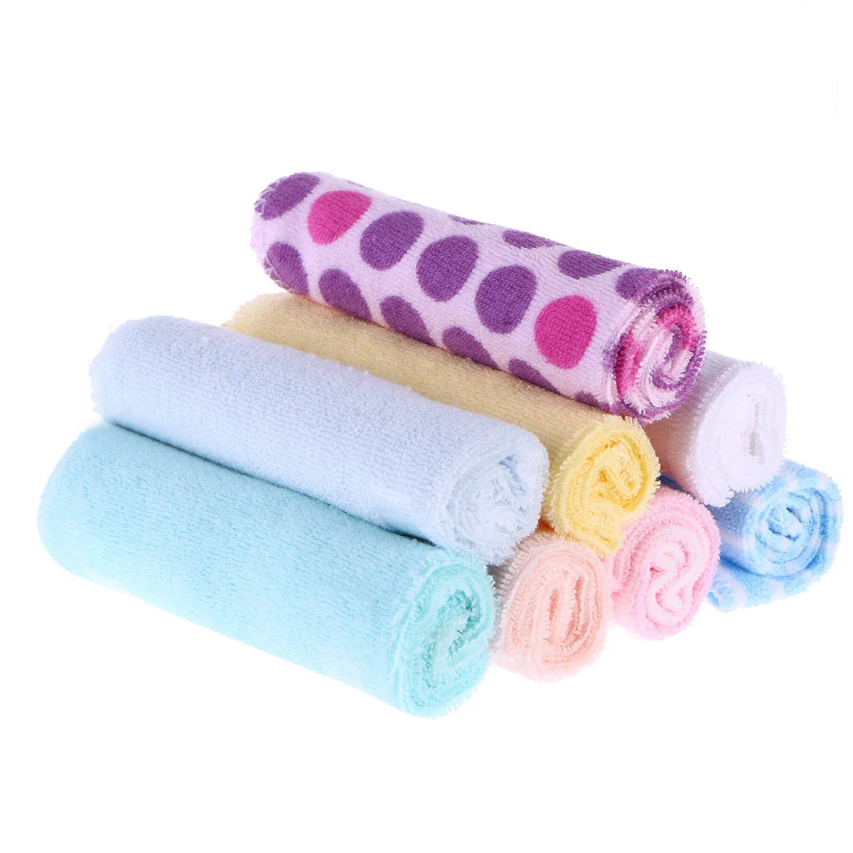 

8 Pcs Toallas Recien Nacido Baby Care Products Baby Towels Infant Face Towel Baby Face Wipes Burp Towel Washcloth