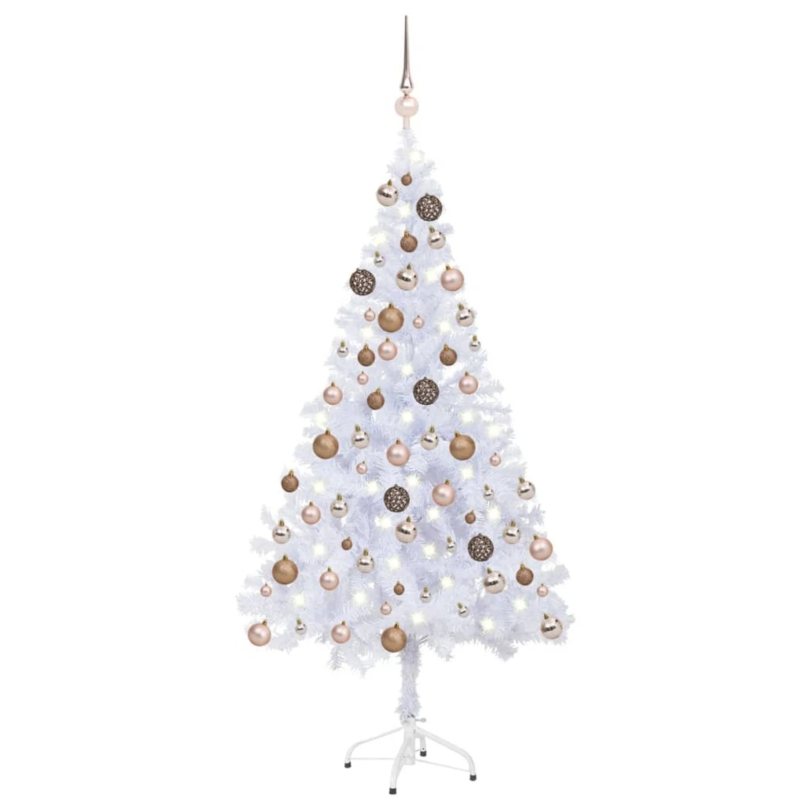 

Artificial Christmas Tree with LEDs&Ball Set 59.1" 380 Branches