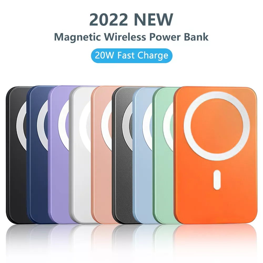 

NEW 10000mAh Power Bank 20W PD Fast Charging Phone Wireless Powerbank Portable Charger For iPhone 13 12 Pro Max Mini