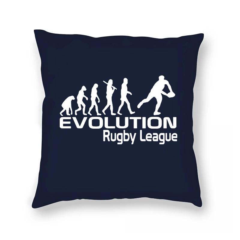 

REM Evolution Of Rugby League Sport Pillow Case Gift Size