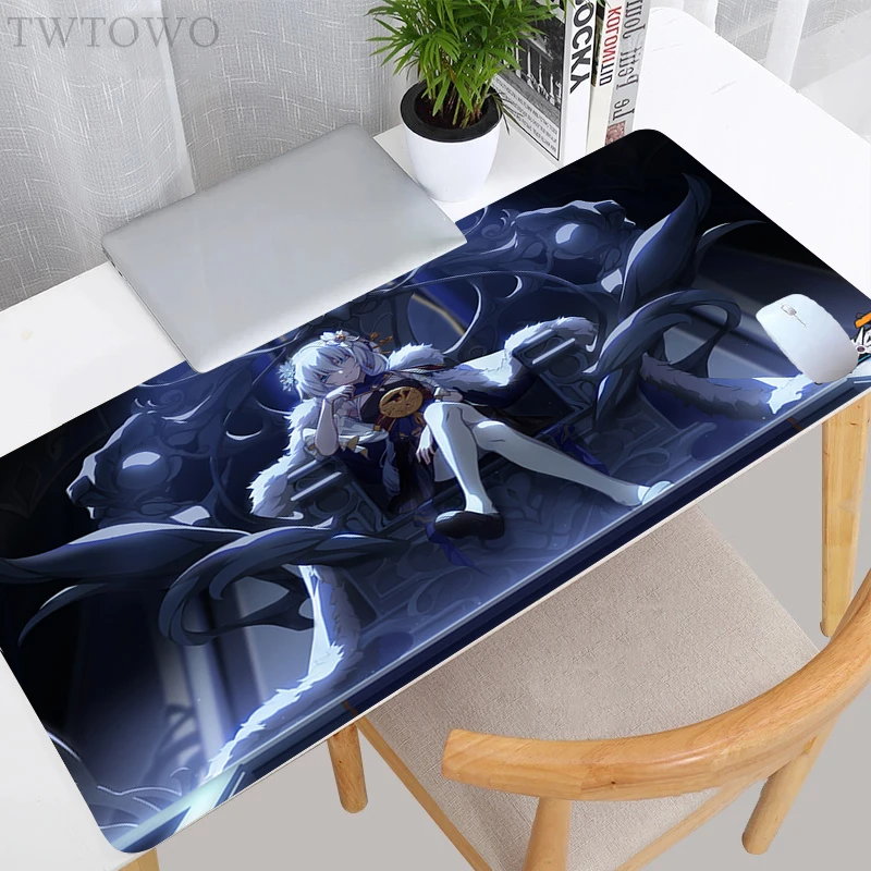 

Mouse Pad Gamer HD Custom Large Desk Mats MousePads Honkai Impact 3rd Anti-slip Office Carpet Soft Natural Rubber Mice Pad