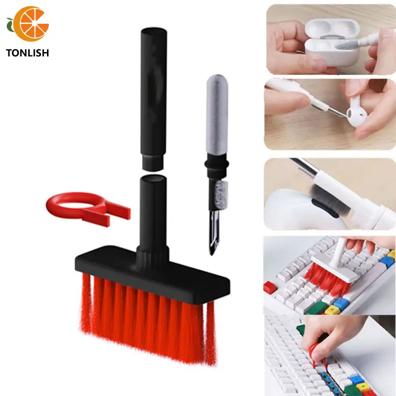 

TONLISH Earphone Cleaner Kit for Airpods Pro Bluetooth Headphone Case Cleaning Kit For Redmi Airdots 2 Key Puller for Keyboard