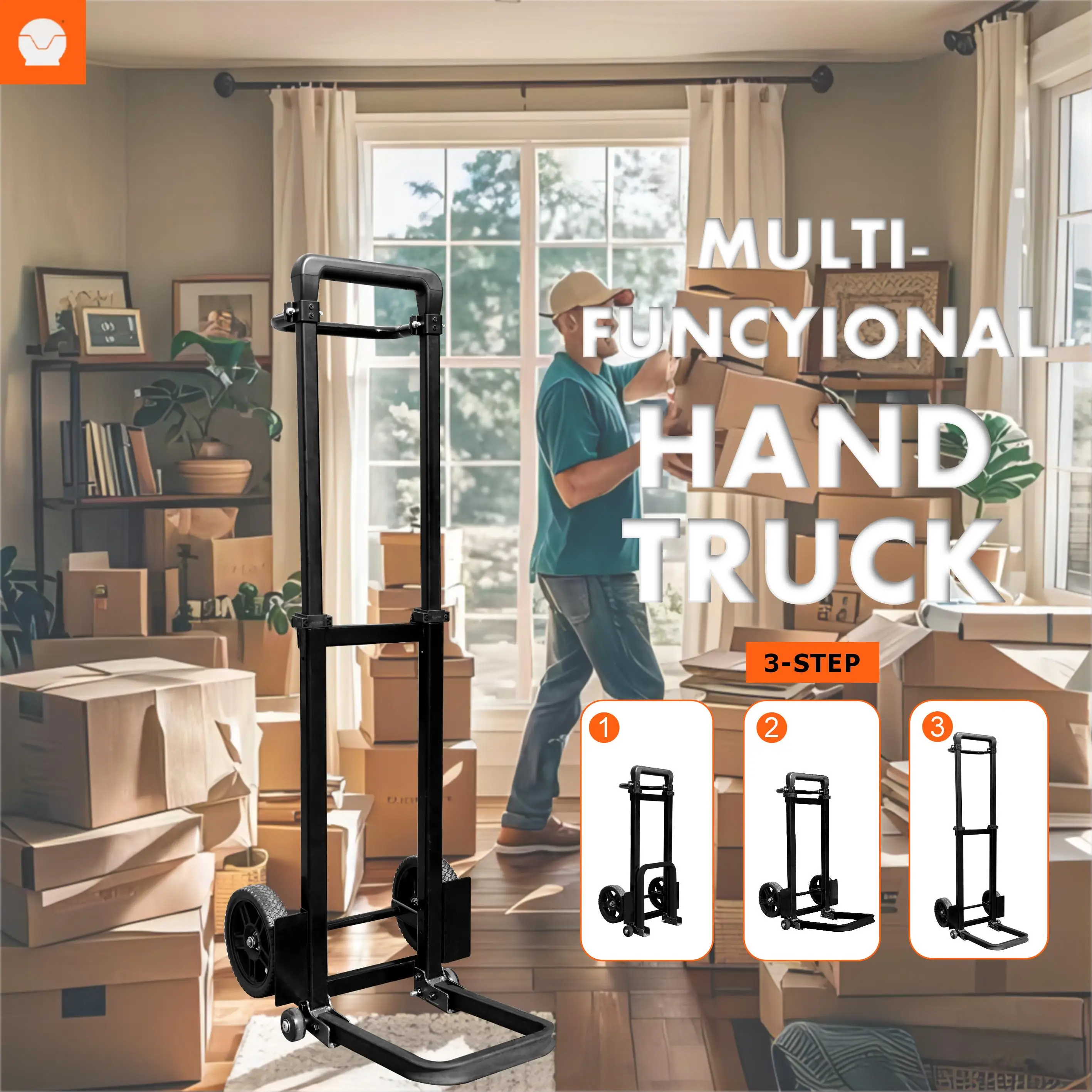 Алюминиевая складная тележка Tianyu складные ручные грузовики для покупок с