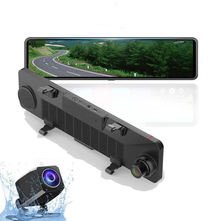 

Car DVR 2160P 12" 4K IMX415 Rear View Mirror Camera GPS FHD 1080P Rear Camera Dash Cam Video Recorder Registrar with Mount