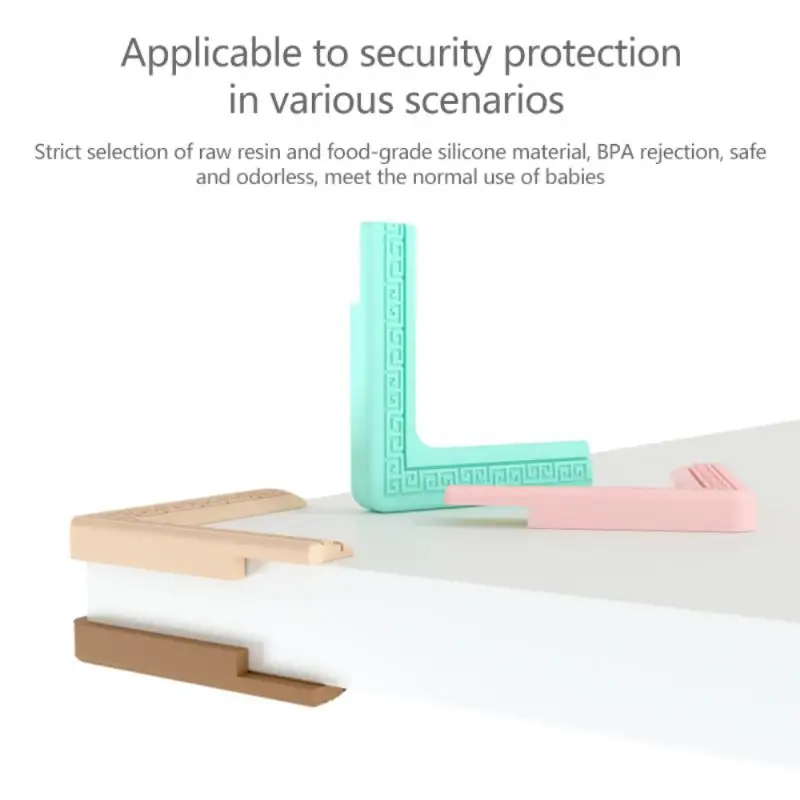 

Can Cut Aluminum Window Corner Ultra-thin Bag Right Angle Anti-collision Protection Cover Protection Silicone Protective Sleeve