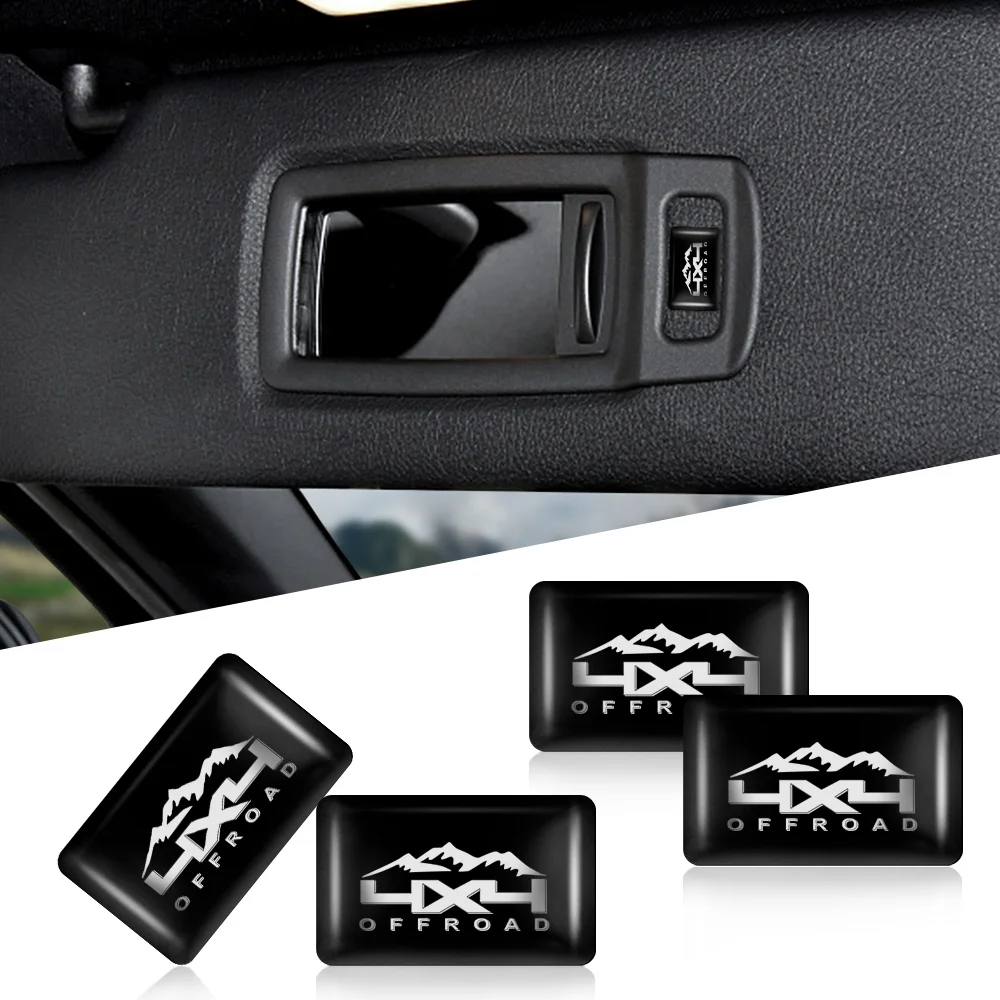 

10Pcs Car Accessories 3D Epoxy Resin Emblem Car Interior Stickers For Mitsubishi Lancer EX 9 10 Asx Outlander 3 Pajero l200 etc