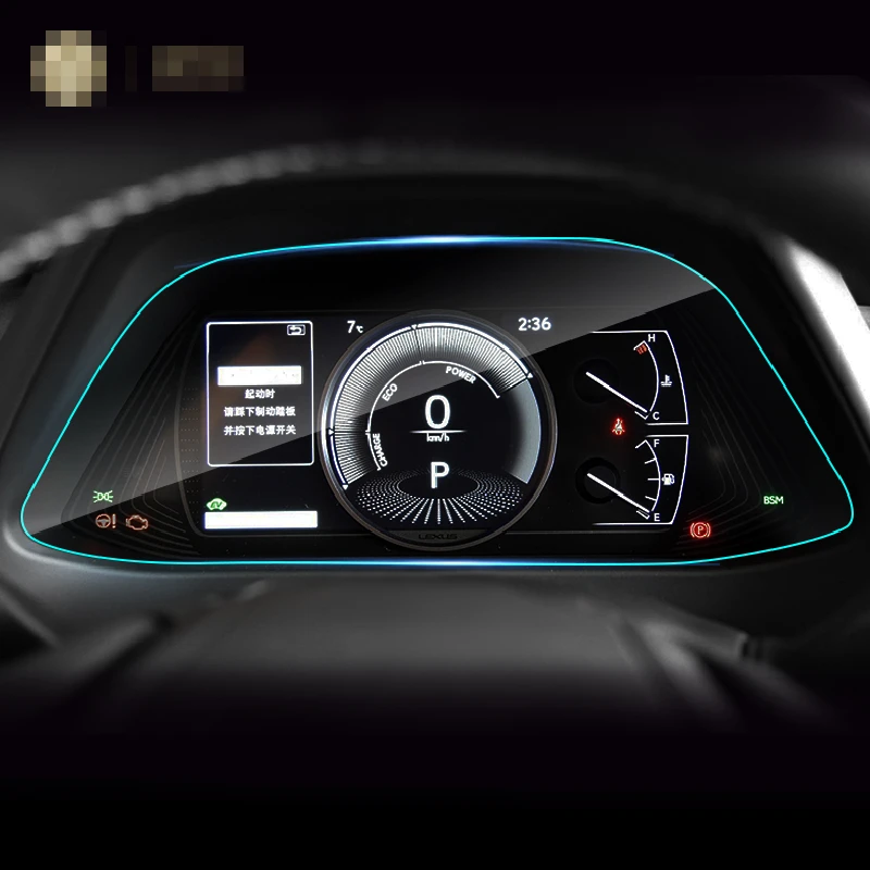 

Для Lexus UX 200 250h 260h 2019 2020 Автомобильная интерьерная приборная панель с мембраной и ЖК-экраном Бриллиантовая Защита от царапин
