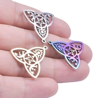 new style triangular star sun moon diy crafts necklace for menwoman pendant for jewelry making supplies pendant 5pcslot