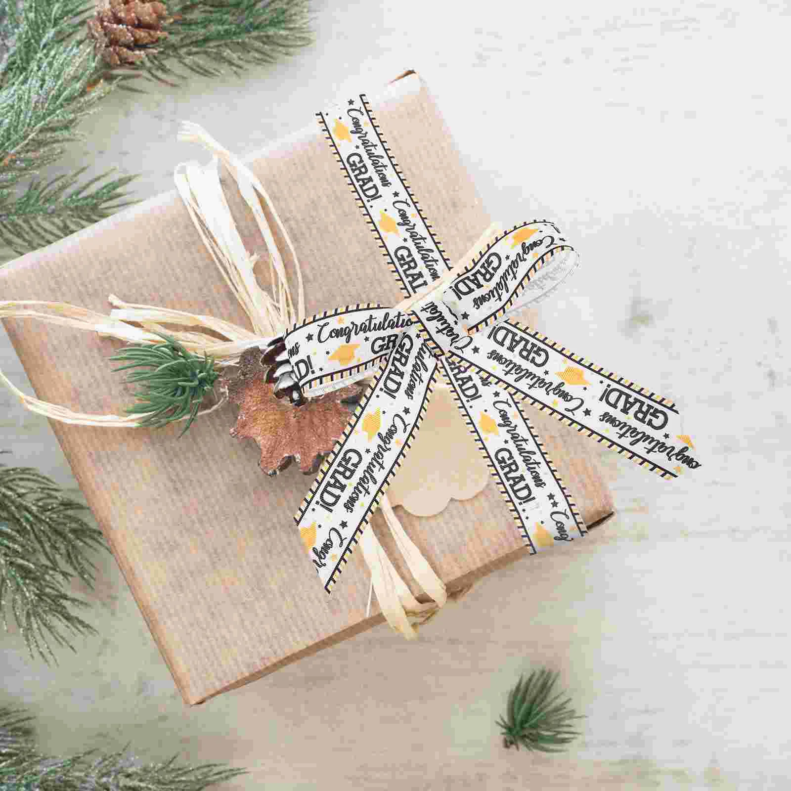 

4 рулона лент для выпускного сезона, ленты для упаковки крафтовых изделий, ленты для упаковки букета