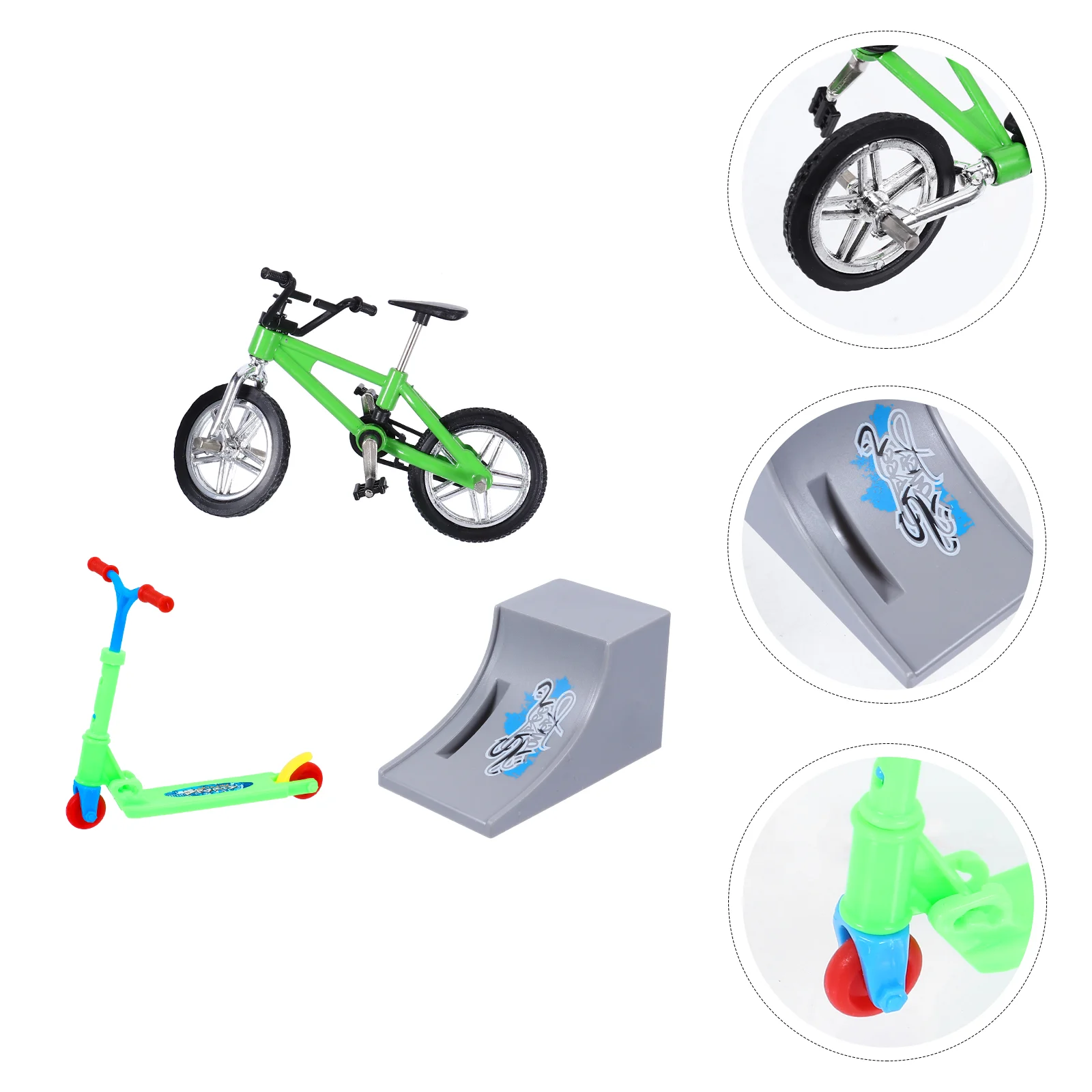 

Finger Bike Leisure Desk Game Toys Set Sports Mini Model Aluminum Alloy Portable