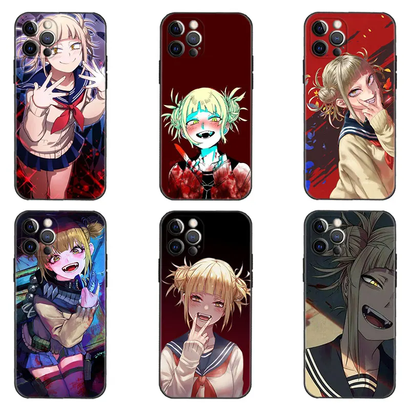 

Case for iphone 13 pro Cases 12 11 Pro XS Max 13promax Funda X XR 8 7 6 6s plus Coque SE 5 5s Cover My Hero Academia Toga Himiko