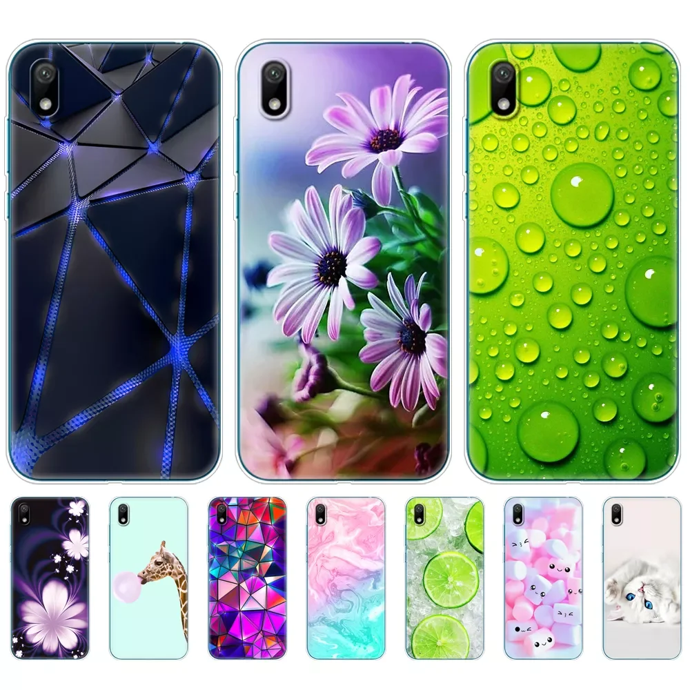 

For Huawei y5 2019 Case bumper Silicone TPU back Cover Soft Phone case For Huawei Y5 2019 coque bumper 5.71 inch
