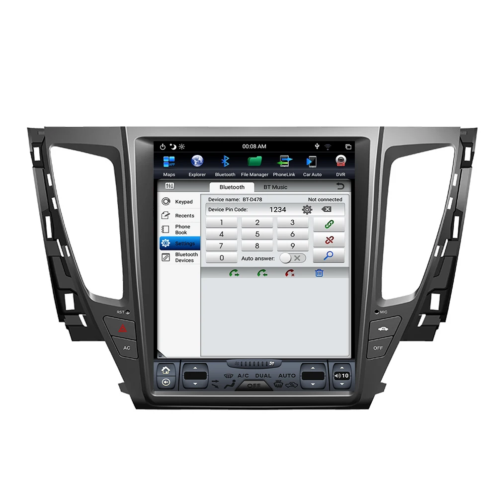 Фото 12.1 inch Android 11 Carplay Car Radio Multimedia Video Player GPS for MITSUBISHI PAJERO Sport 2020 4G WIFI auto stereo headunit №5