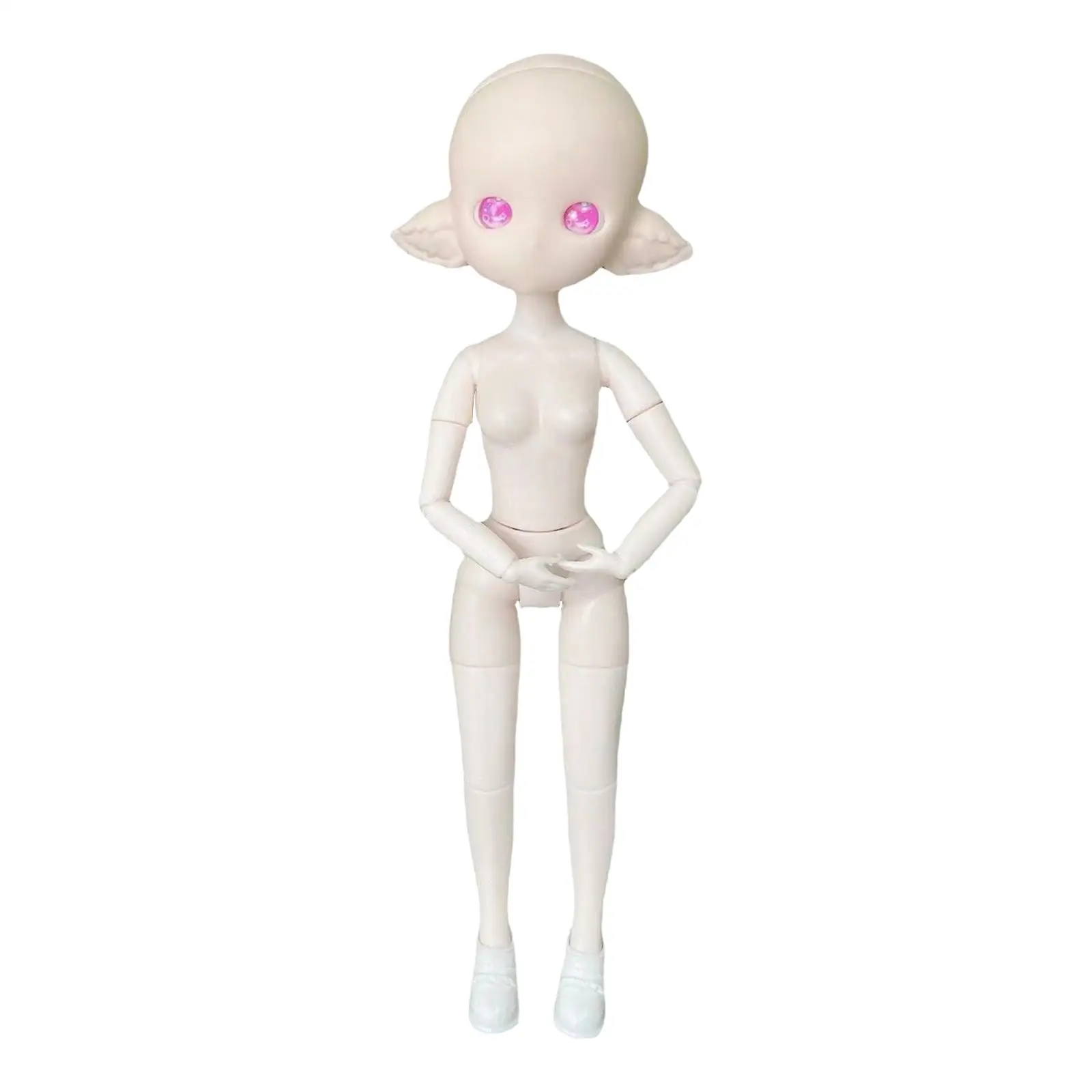 

BJD Doll Body Toys Blank Figure Elf Ears bald Body Dolls Toy for Photography