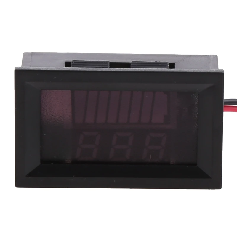 Свинцово-кислотный цифровой индикатор емкости аккумулятора 12-72 В постоянного