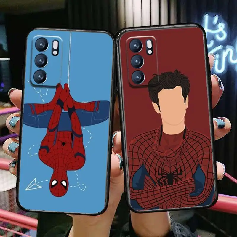

Marvel Spiderman For Realme C3 Case Soft Silicon Back cover OPPO Realme C3 RMX2020 Coque Capa Funda find x3 pro C21 8 Pro a91