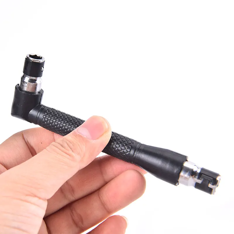 

L-Shape 6.35mm Screwdriver Bit Two Way 1/4 Inch Hex Socket Torque Wrench Universal Double Head Hand Tool Ratchet Wrench Tools