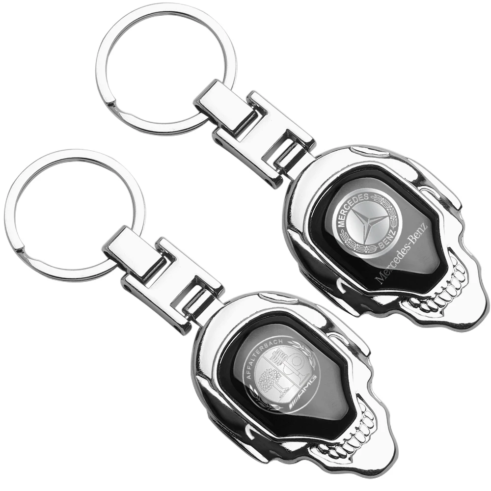 Автомобильный брелок в стиле черепа брелоки для ключей с логотипом