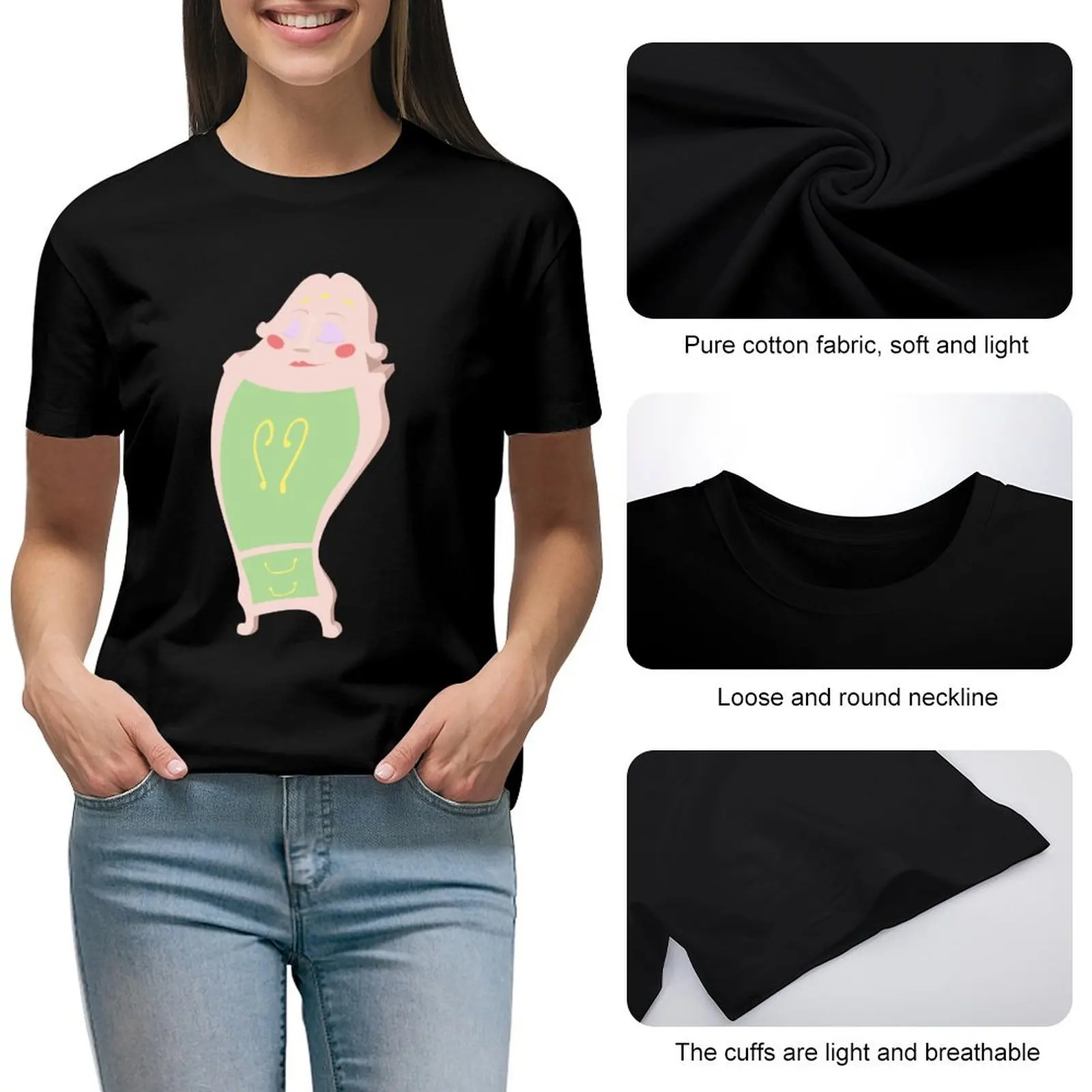 Женская летняя футболка мадам де саде милая одежда женская Корейская