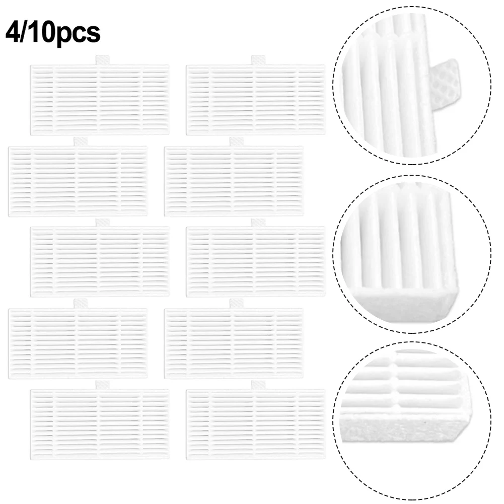 

4/10 Pcscs Vacuum Filter For EICOBOT BR150 Robot Vacuum Filter Accessories Washable And Reusable Household Cleaning Filter