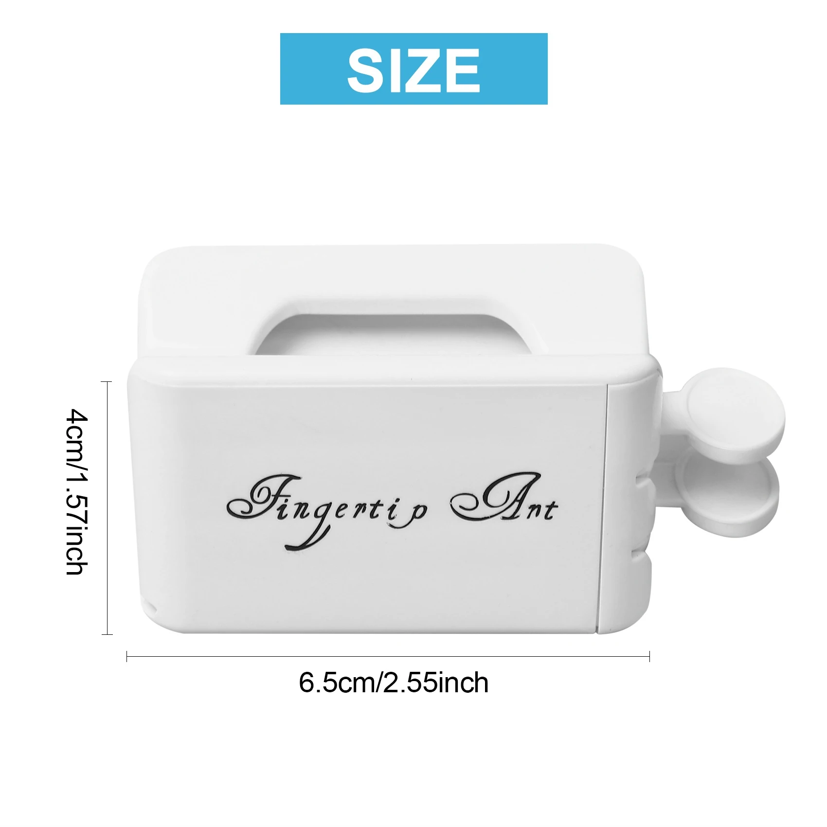 Портативный лоток для переработки порошка инструменты ногтей двухслойная