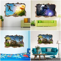 fortress night wall stickers environmentally friendly fortnite wall stickers wall decoration bedroom wallpaper backdrops decor