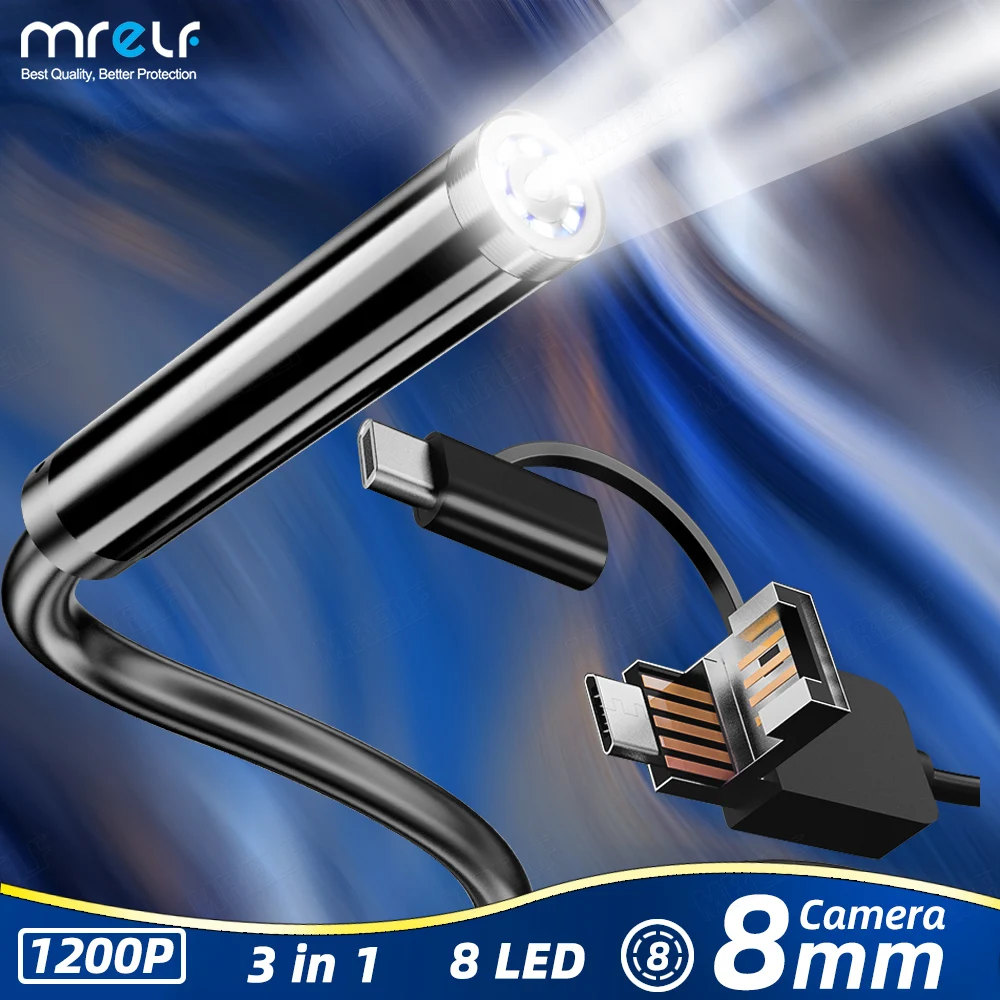 Эндоскопическая камера для осмотра Android эндоскоп телефона канализации смартфон