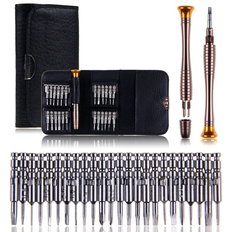 

25 in 1 Precision Screwdriver torx precision hand screwdriver tool set for mobile phones bits for screwdriver MultiTools watch